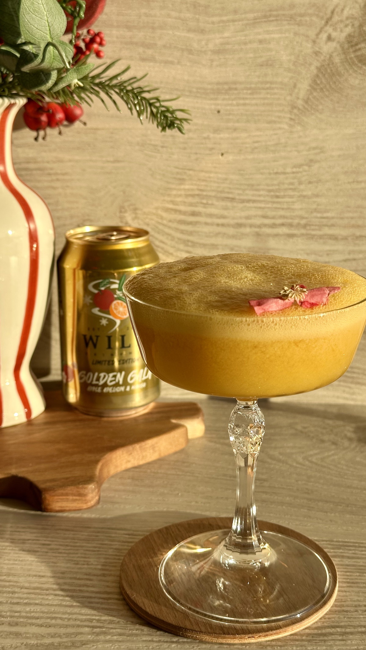 Mango sorbet bellini