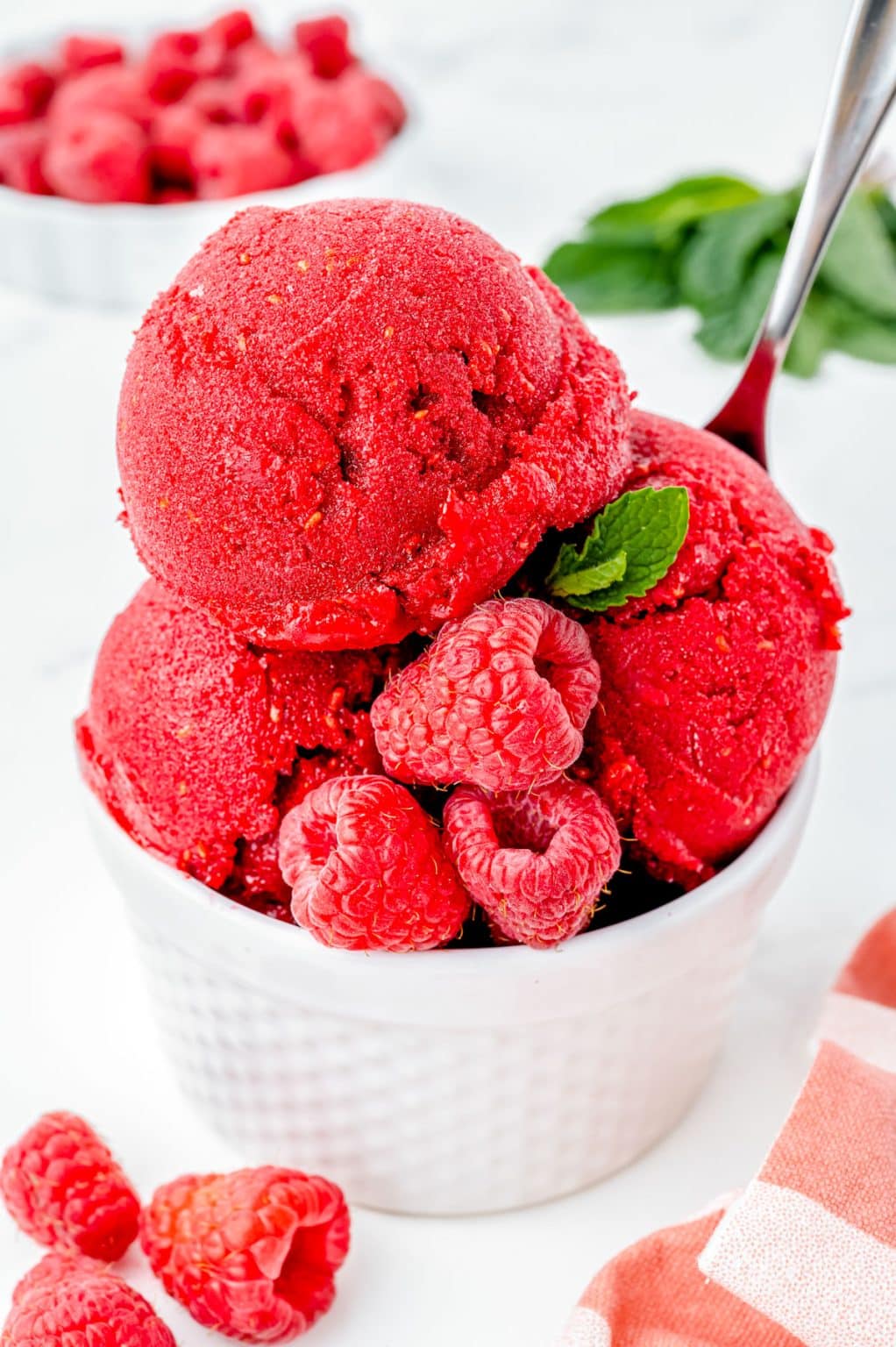 Raspberry Lime Sorbet