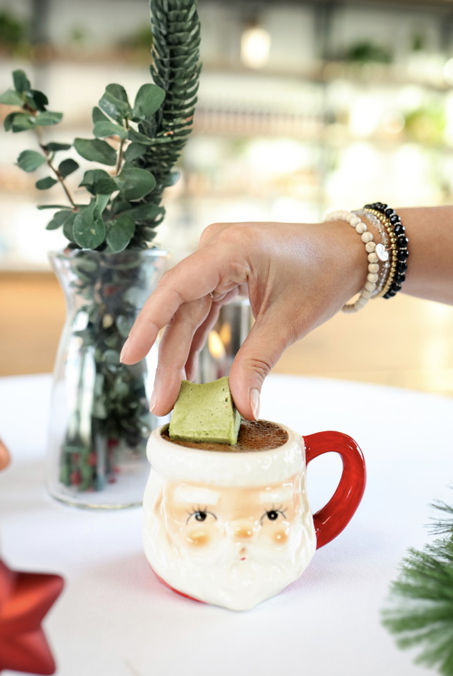 Image of  🍫✨ Dairy-Free Instant Cocoa with Matcha Marshmallows Recipe 🍵💚