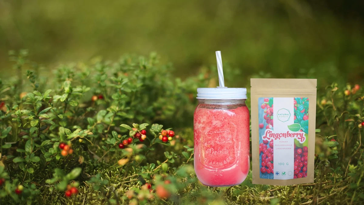 Lingonberry power smoothie