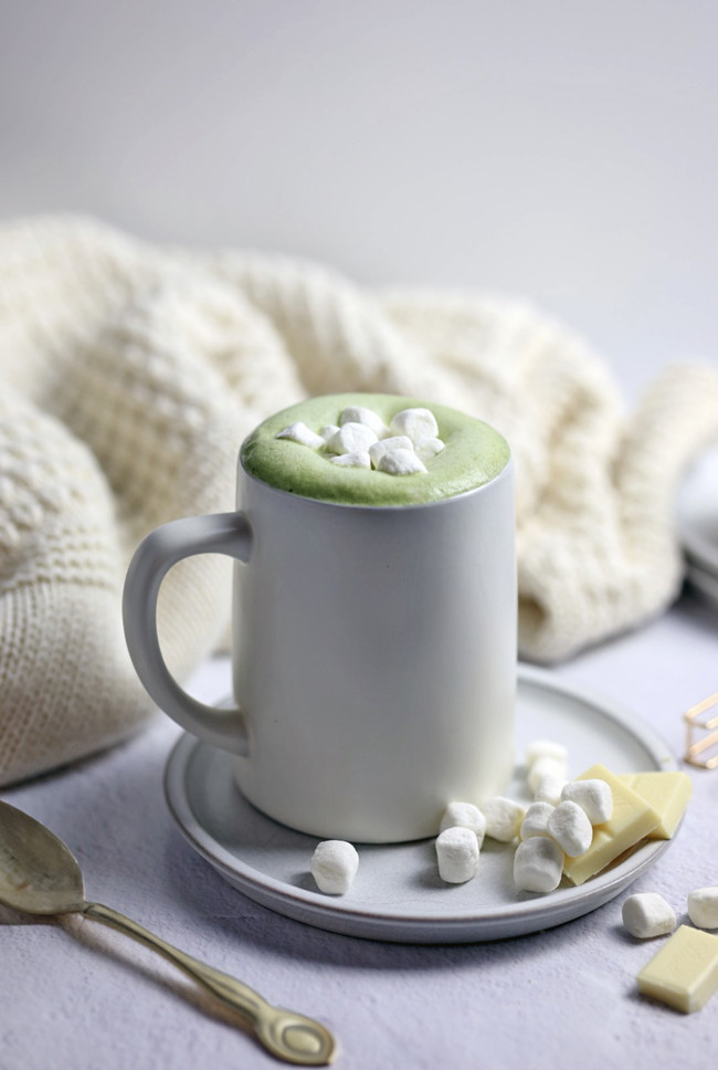 Image of 🍵✨ Matcha White Hot Chocolate: A Cozy Winter Delight 🍫❄️