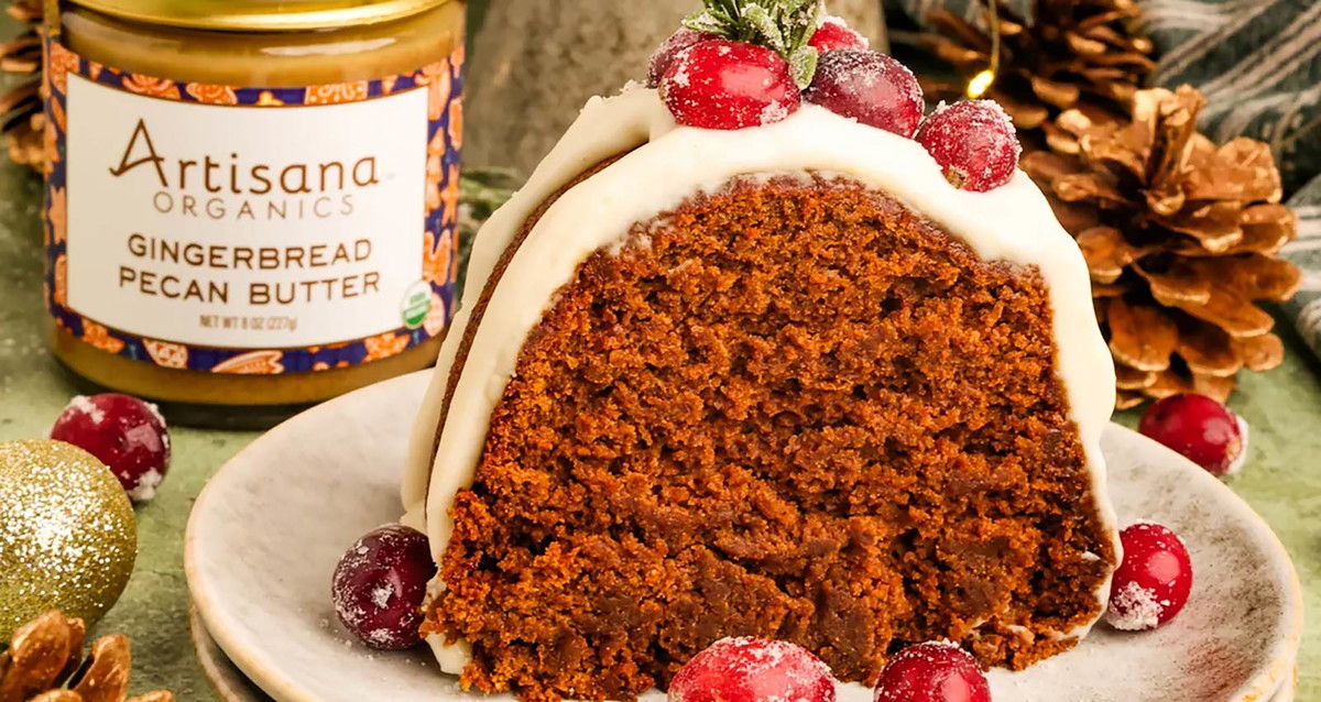 Gingerbread Pecan Bundt Cake