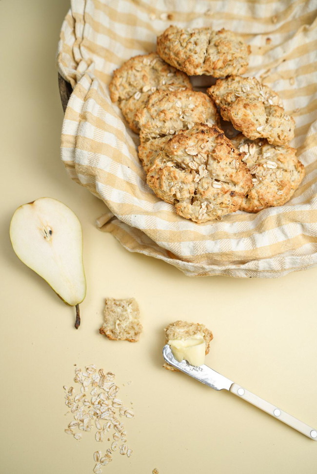 Image of Päron- och vaniljscones