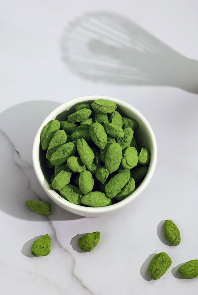 Image of 🍵 The Ultimate Chocolate Covered Matcha Almonds: Your New Go-To Snack