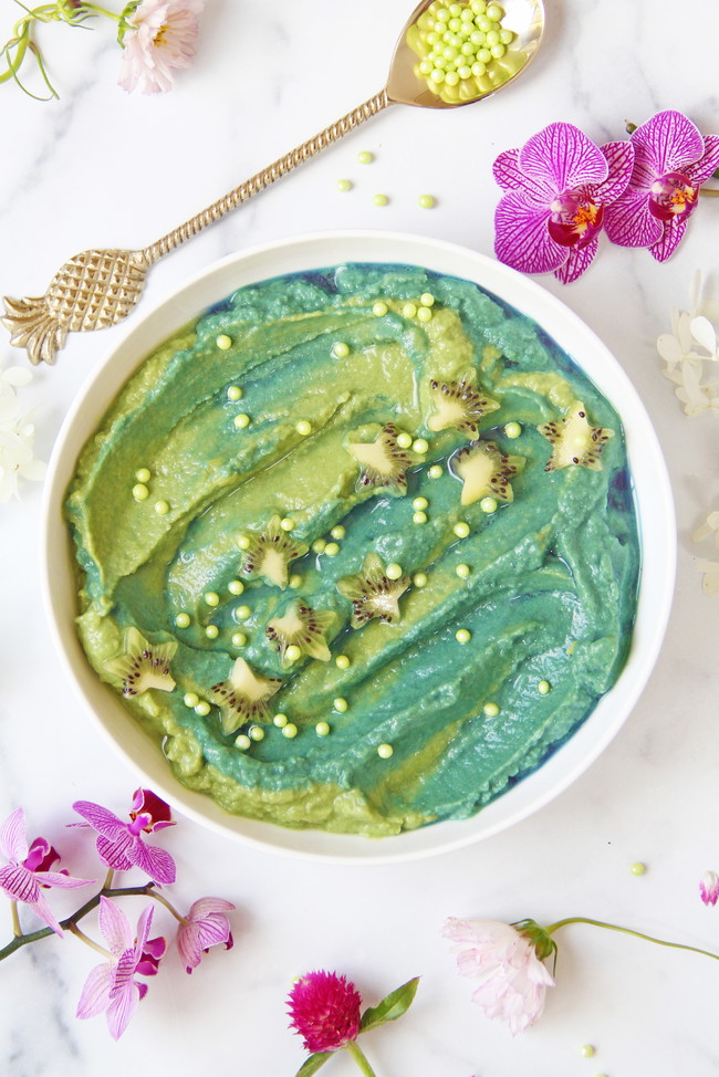 Image of 🧜‍♀️🍍 Matcha Mermaid Pineapple Protein Nicecream 🌿✨