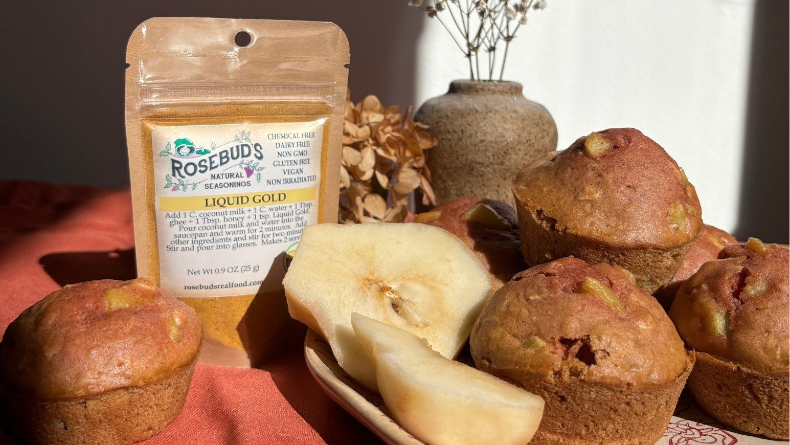 Image of Liquid Gold Pear Muffins