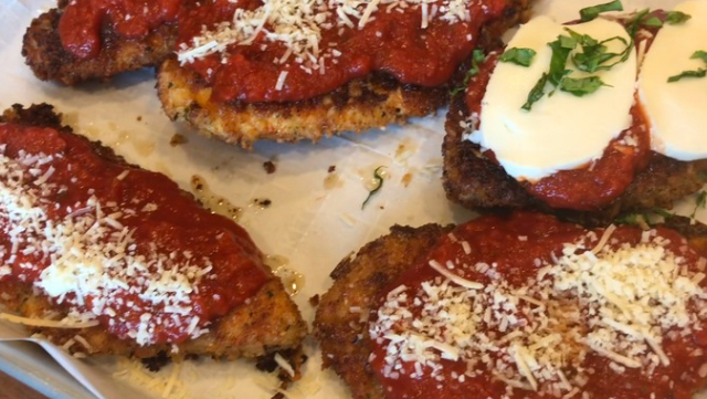 Image of Crispy Chicken Parmigiana 