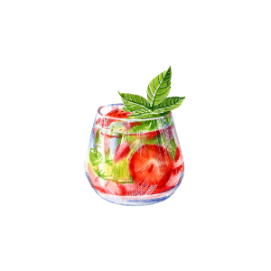 Strawberry Lemon Mojito