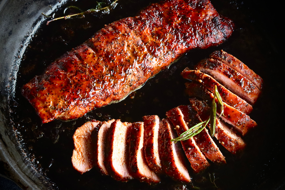 Reverse Seared Pork Tenderloin