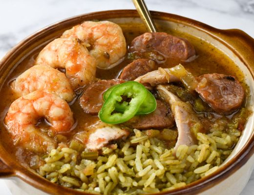 Image of Hatch Shrimp and Andouille Sausage Gumbo