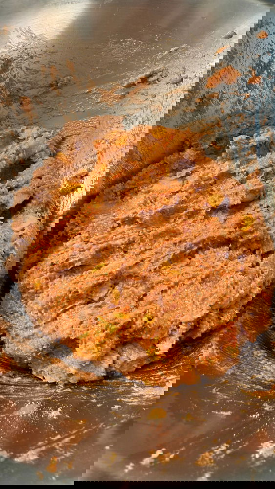 Image of In a large mixing bowl add remaining mixture except the...