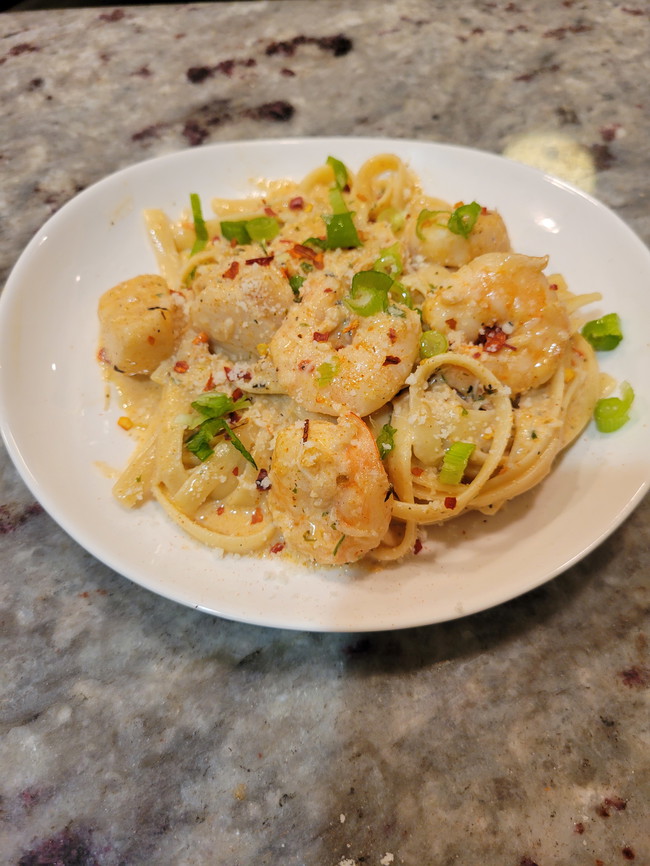 Image of Cajun Creole Seafood Alfredo