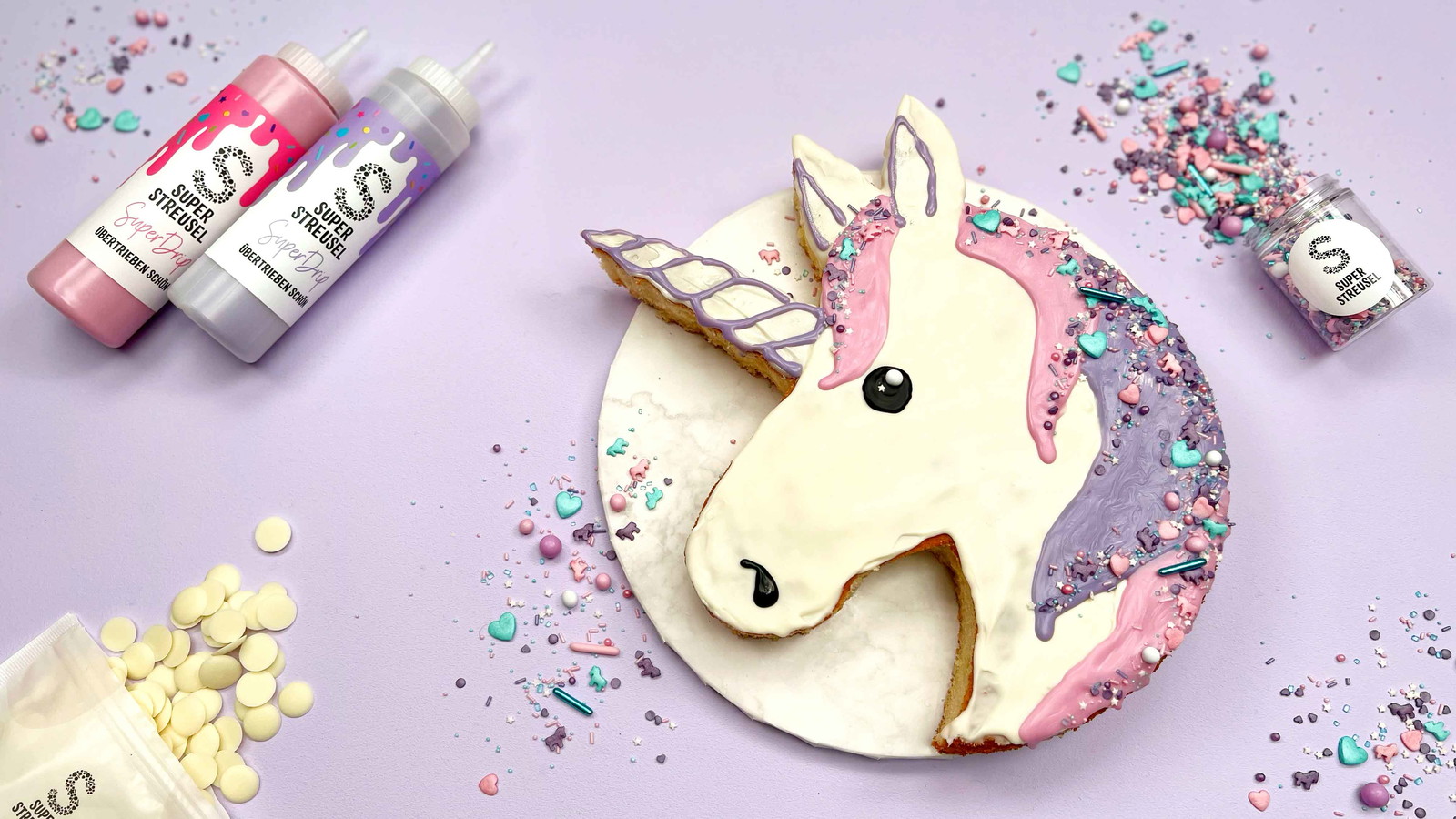 Image of UnicornTaart - Springvorm