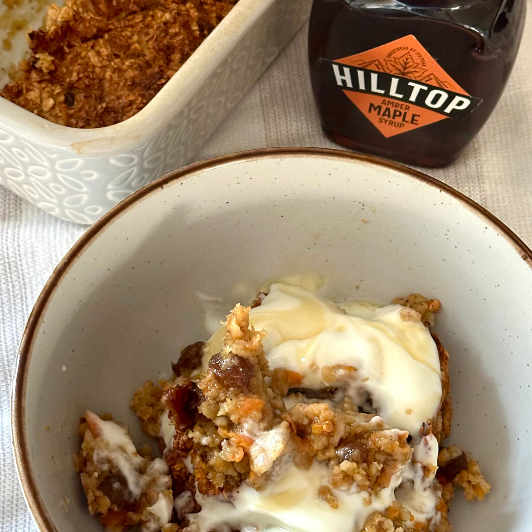 Carrot Cake Baked Oats