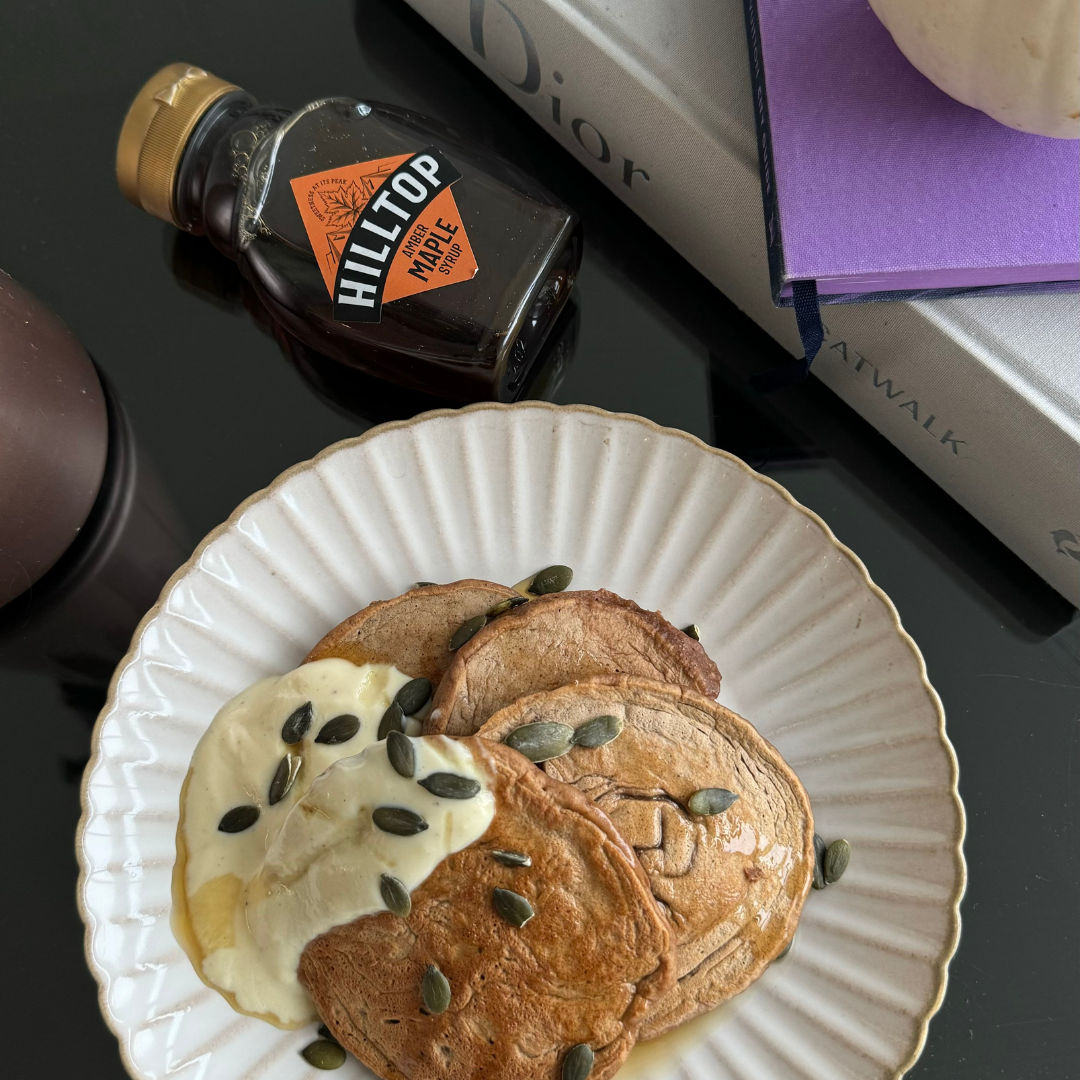 Golden Maple & Cinnamon Pancakes