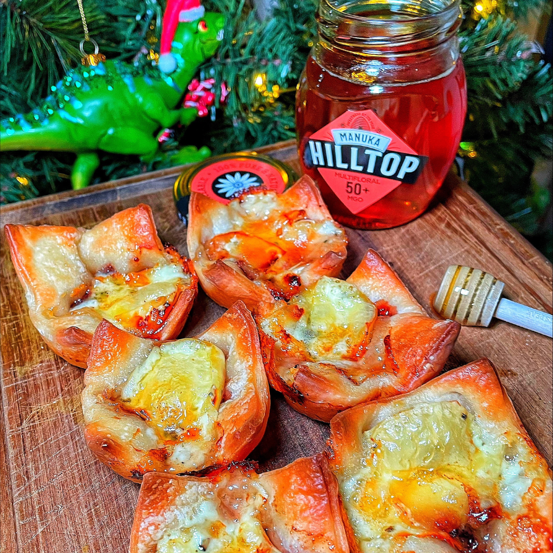 Cranberry, Honey & Brie Bites