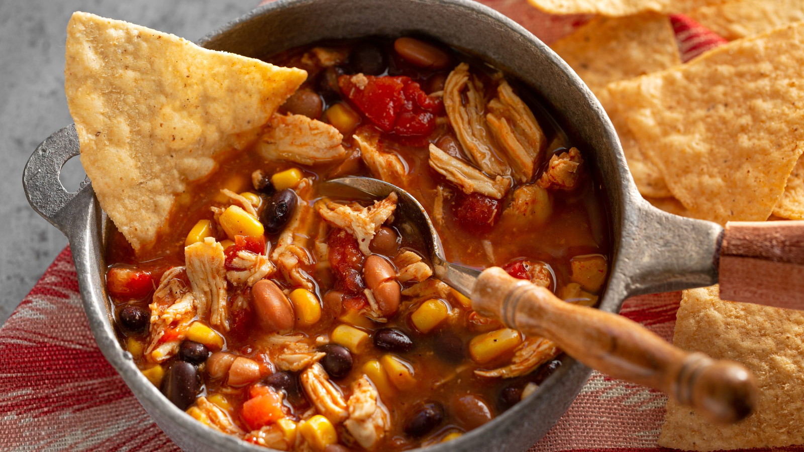 Image of Slow Cooker Taco Soup 