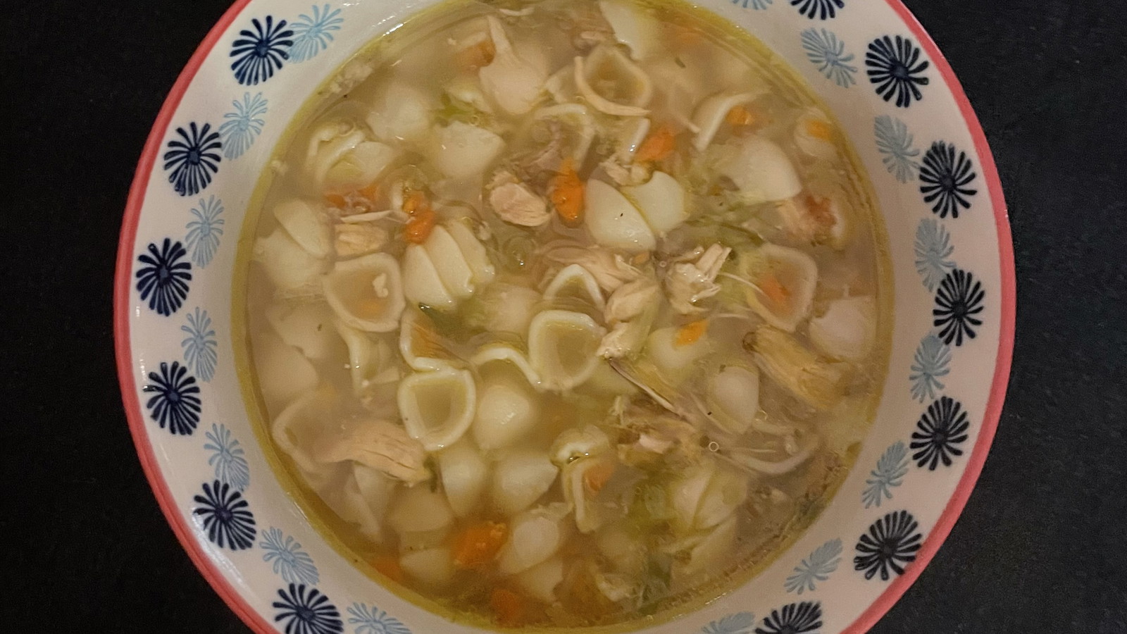 Image of Delicious homemade chicken noodle soup