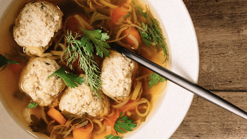 Image of Vegetarian Matzo Ball Soup