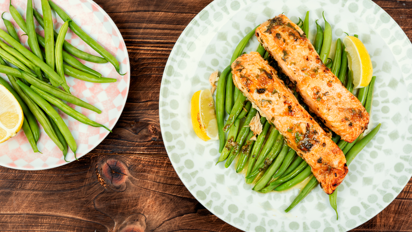 Image of French Kiss Salmon with Garden Veggies