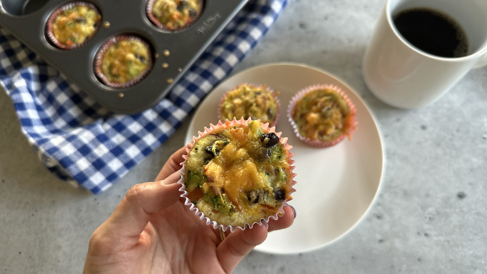 Image of Fiber-Boosted Baked Egg Cups 