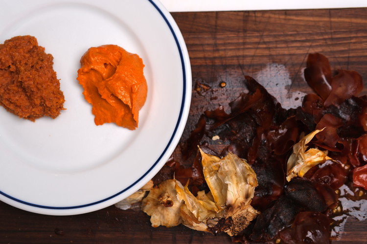 Image of Here is an image of Version 1 (Traditional) on the left. Version 2 (Faster) is on the right of the plate. 