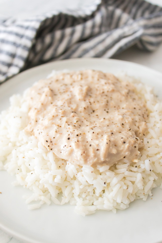 Image of Slow Cooker Chicken Over Rice