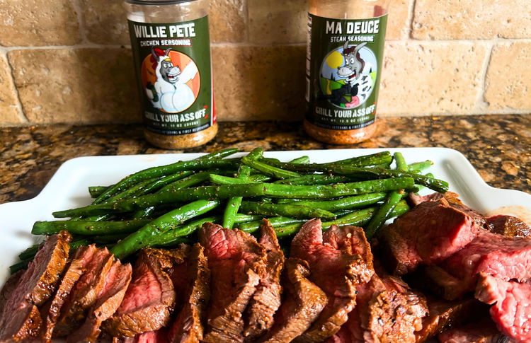 Image of Plate up your steak with green beans and enjoy!