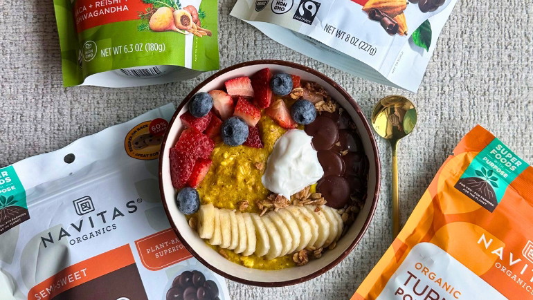 Golden Superfood Oats Recipe | Navitas Organics