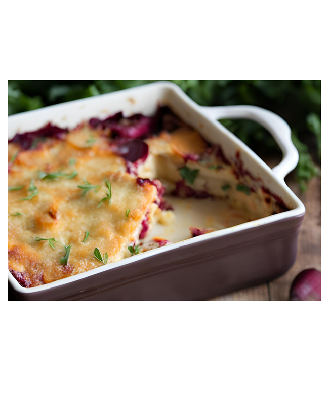 Image of Creamy Root Vegetable Gratin for Two