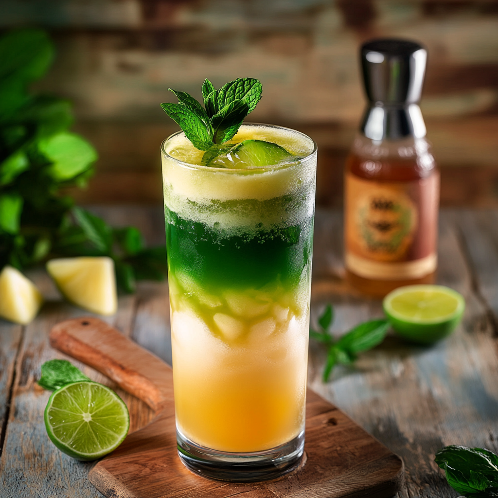Image of Brisa Caribeña de Menta: Eine erfrischende Fusion aus Tropen und Minze