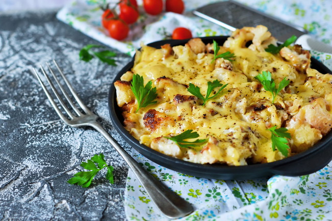 Creamy Cauliflower Frittata