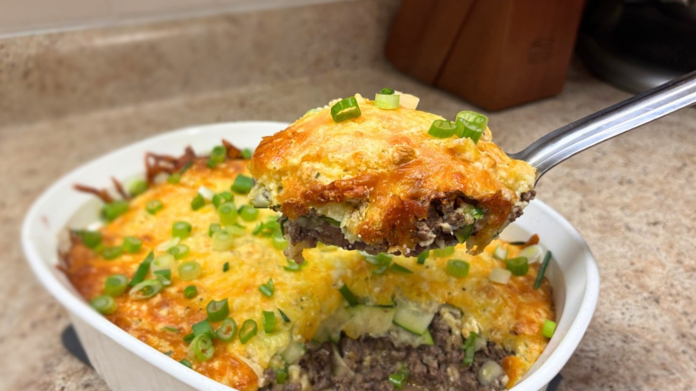 Image of Savory Beef & Zucchini Pie