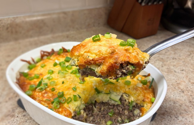 Image of Savory Beef & Zucchini Pie