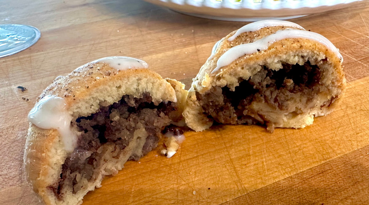 Cinnamon Roll Sausage Balls