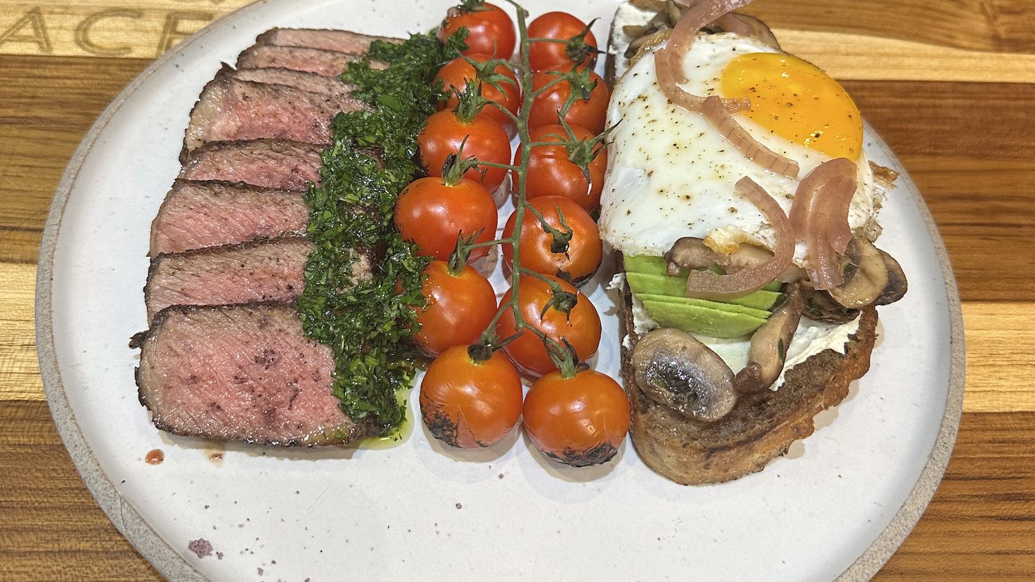 Image of Breakfast Steak + Avocado Toast