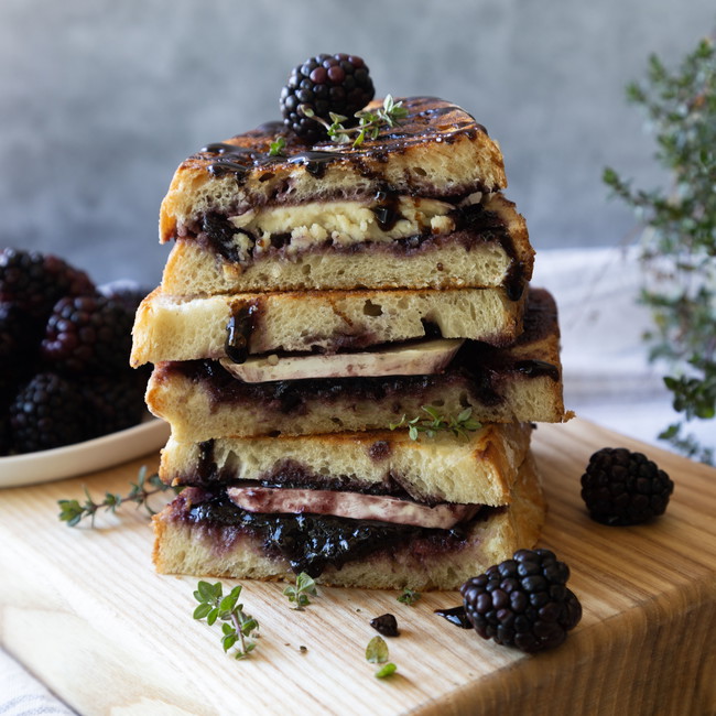 Image of Blackberry Balsamic Grilled Cheese