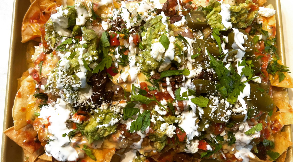 Drum Smoker Nachos
