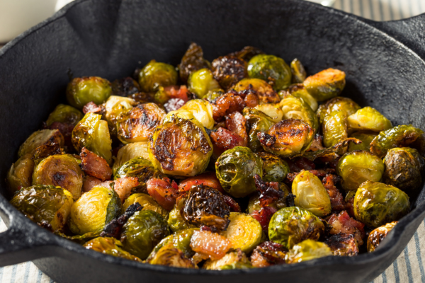 Image of Roasted Vegetables with Bacon and Hot Honey Recipe