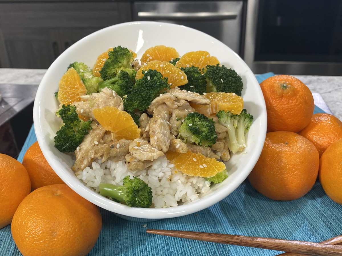 Spicekick Orange Peel Chicken Stir-Fry with Broccoli