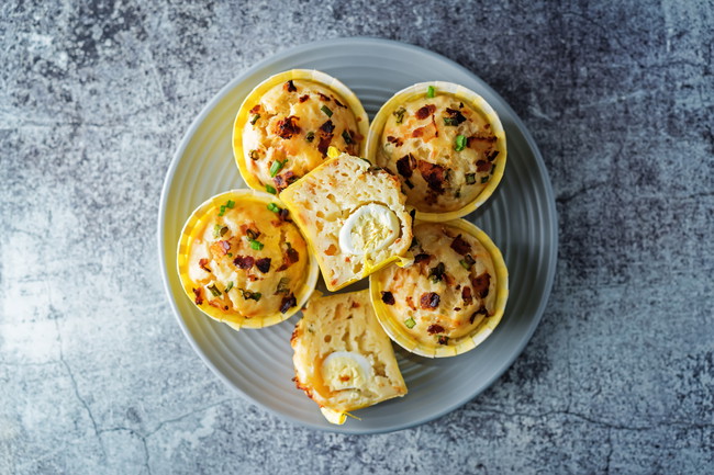 Cheesy Bacon Muffins