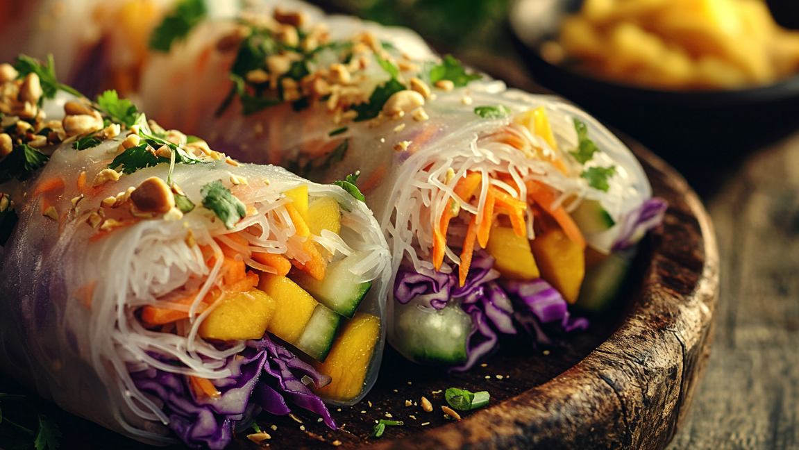 Image of Vegane Sommerrollen (Gỏi cuốn)