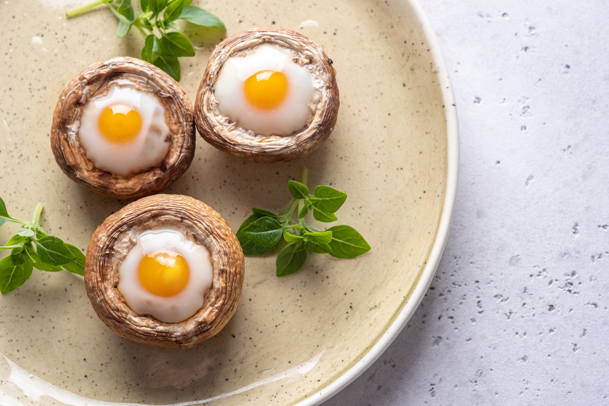 Mushroom Boat Eggs