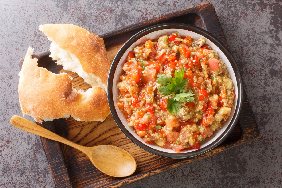 Eggplant Pepper Spread