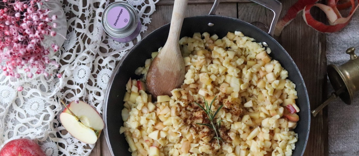 Apfelspätzle