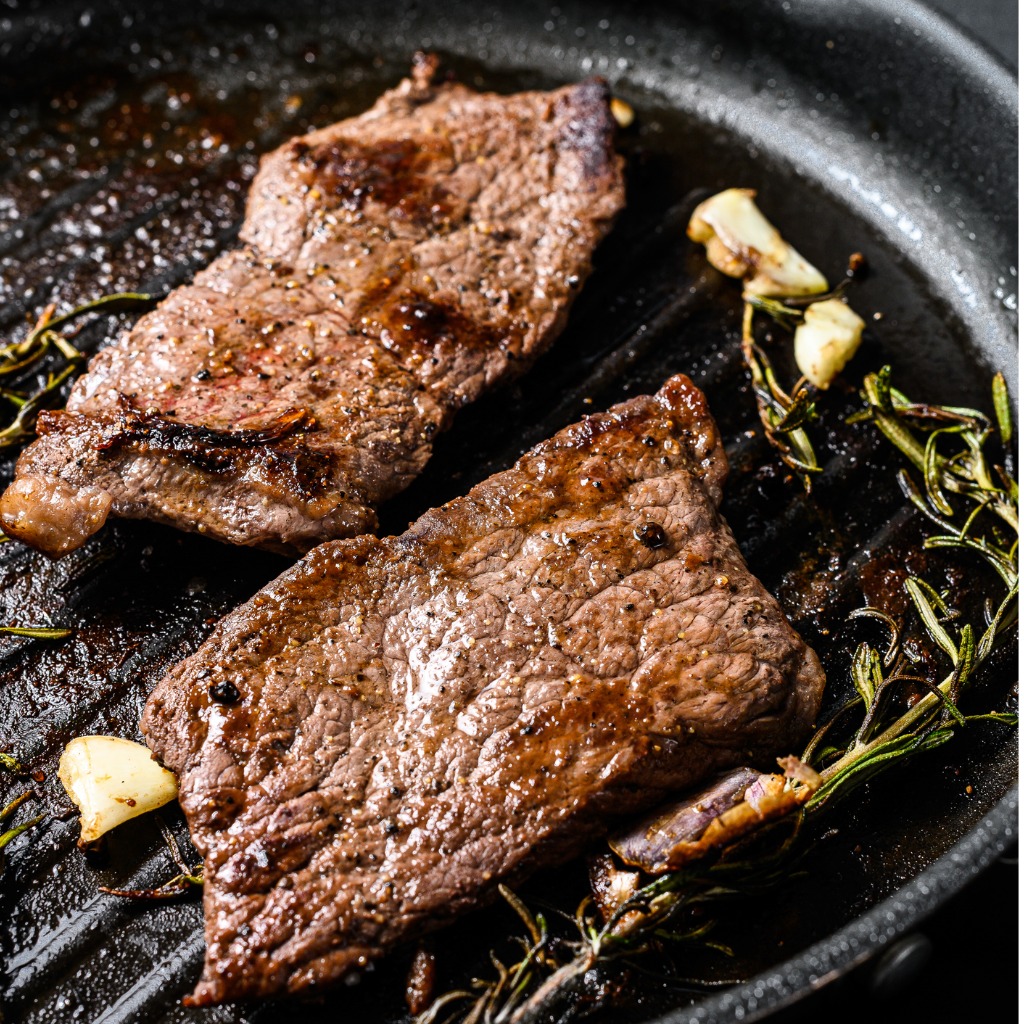 Image of Cast Iron Elk Steak