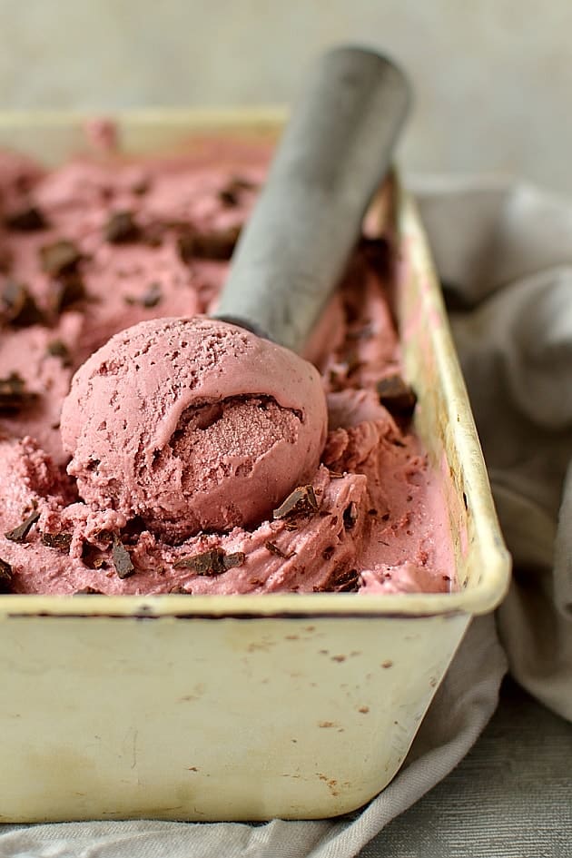 Image of Cherry-Chocolate Chunk Ice Cream