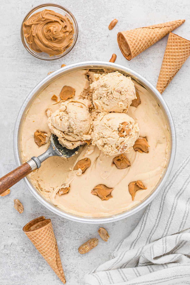 Image of `pea'nut Butter Ice Cream 