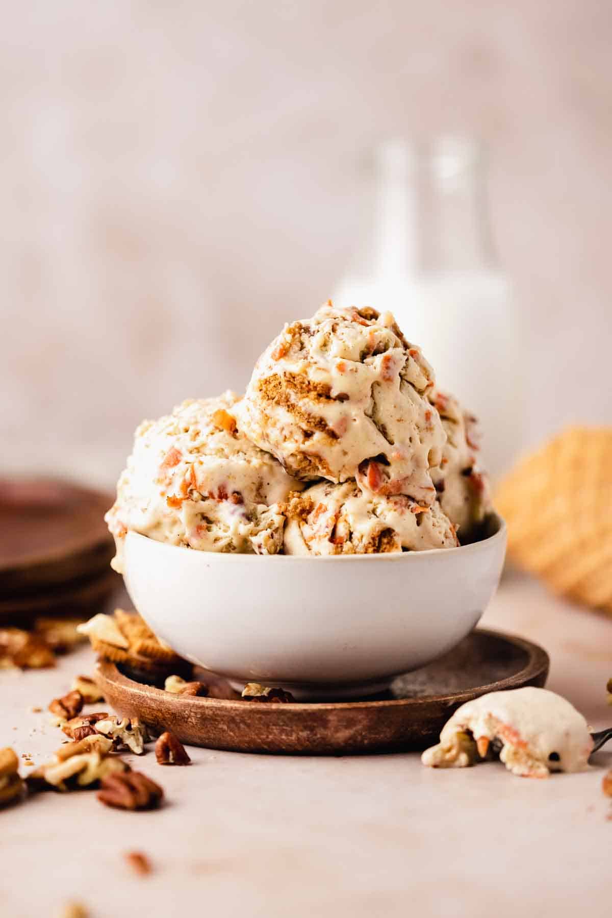 Carrot Cheesecake Ice Cream