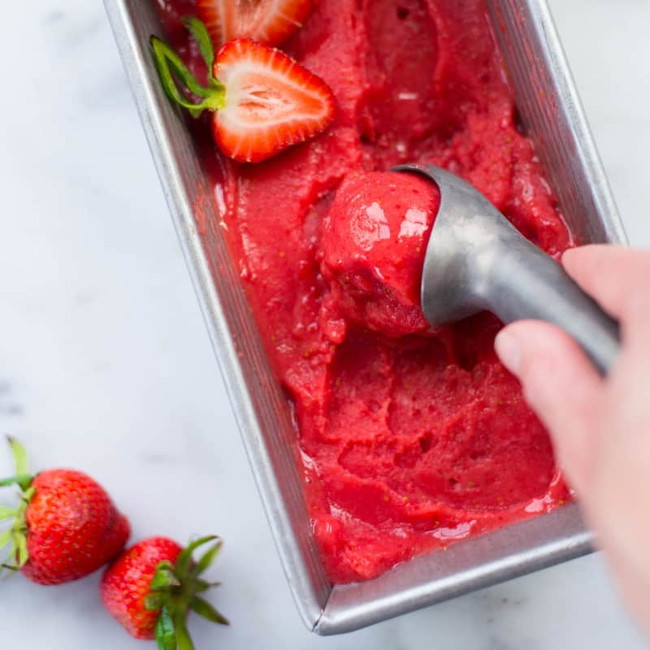 Image of Strawberry Sorbet